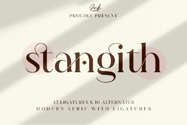 Stangith font