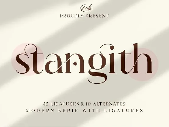 Stangith font