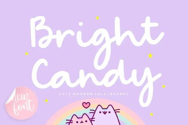 Bright Candy font