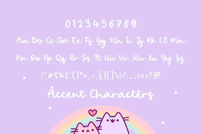 Bright Candy font