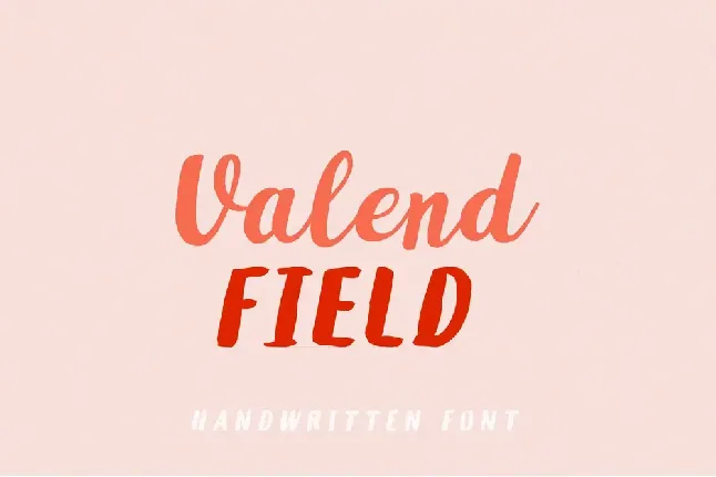 Valend Field font