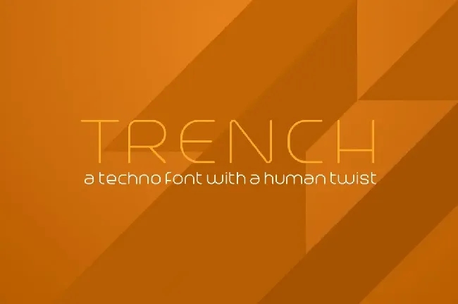 Trench font