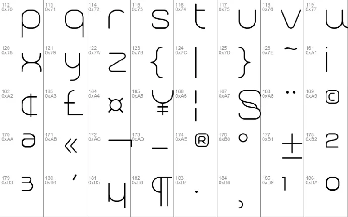 Trench font