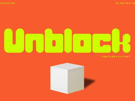 Unblock font