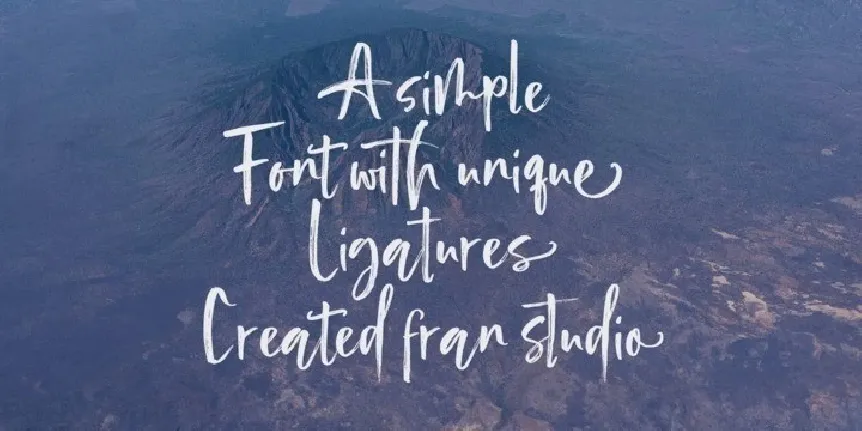 Antero Brush font