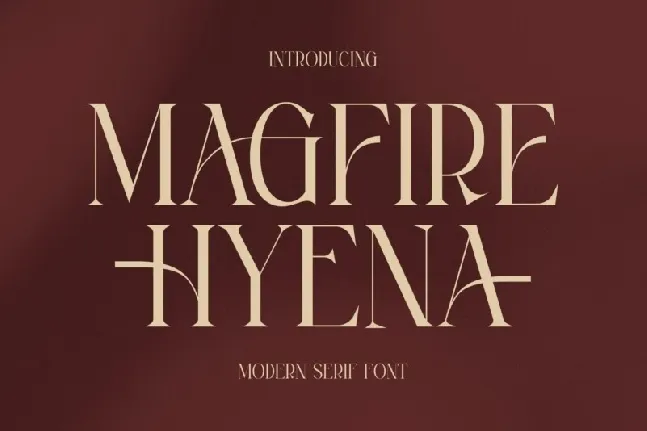 Magfire Hyena font