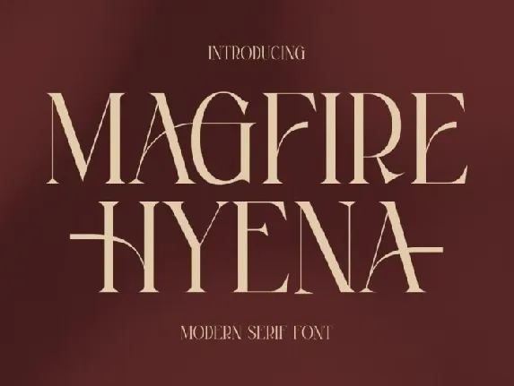 Magfire Hyena font