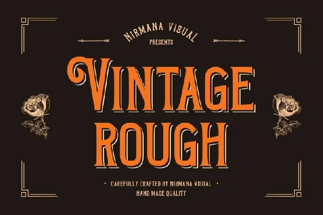 Vintage Rough font