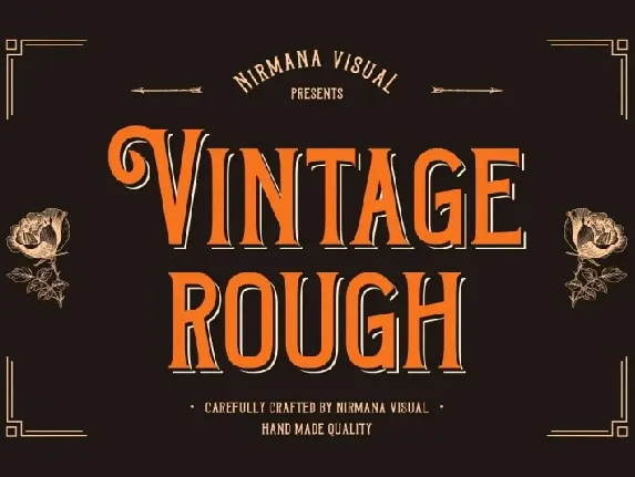 Vintage Rough font