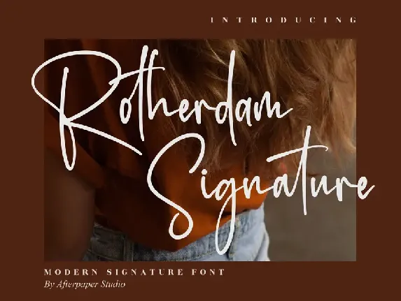 Rotherdam Signature Typeface font