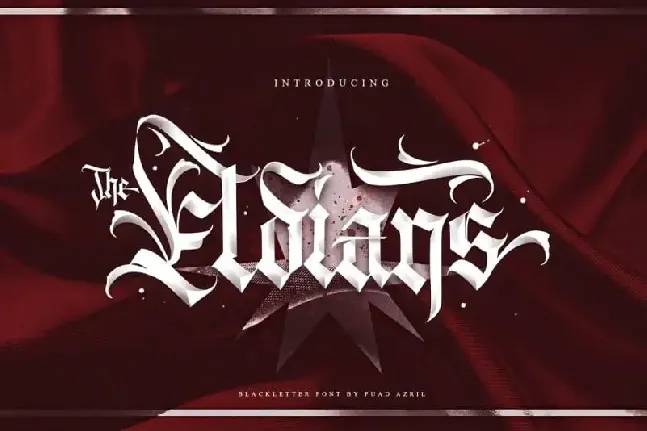 The Eldians Blackletter font