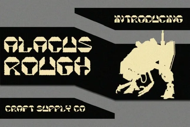 Alacus Rough font