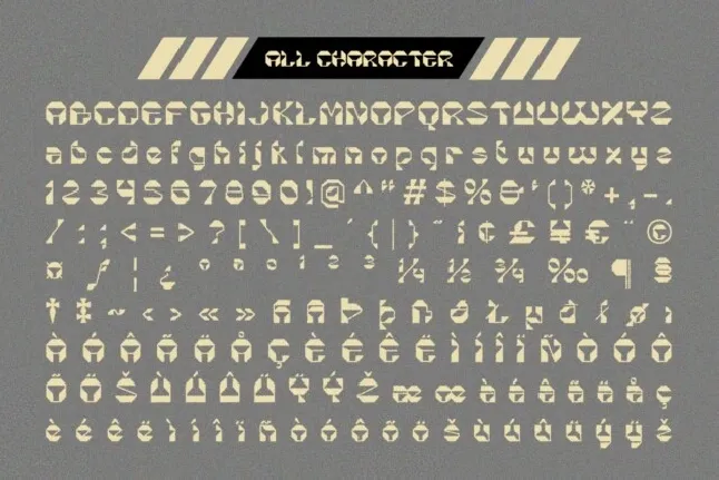 Alacus Rough font