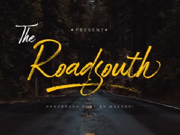 Roadsouth Brush font