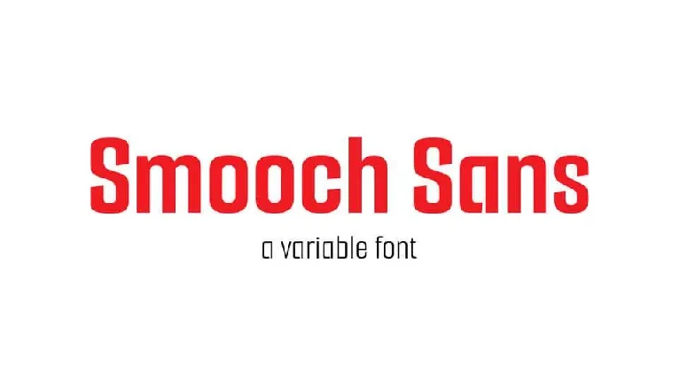 Smooch Sans font