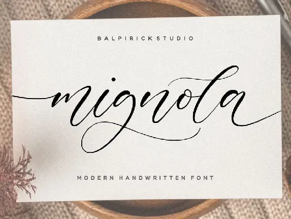 Mignola font