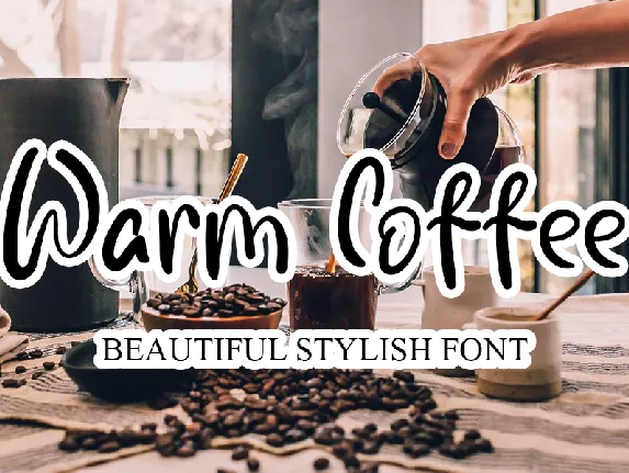 Warm Coffee font