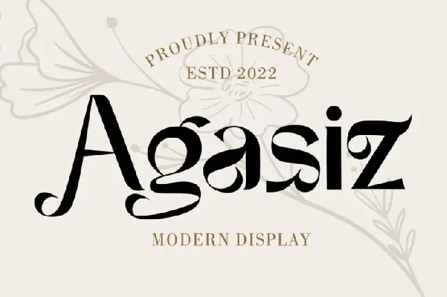 Agasiz font