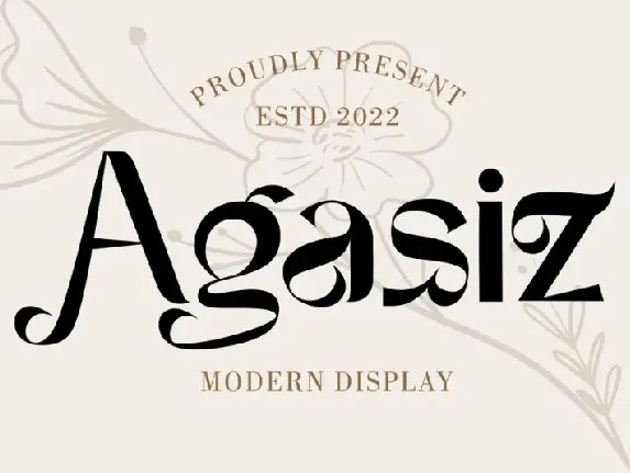 Agasiz font