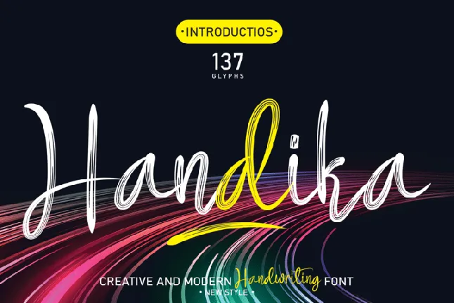 Handika font