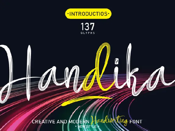 Handika font