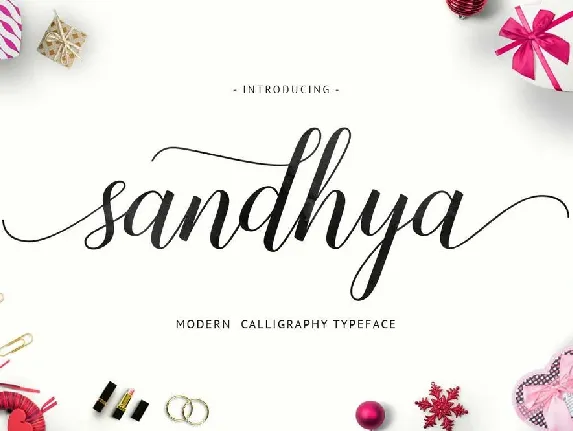 Sandhya Script Free font