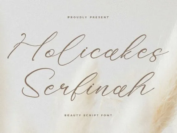 Holicakes Serfinah font