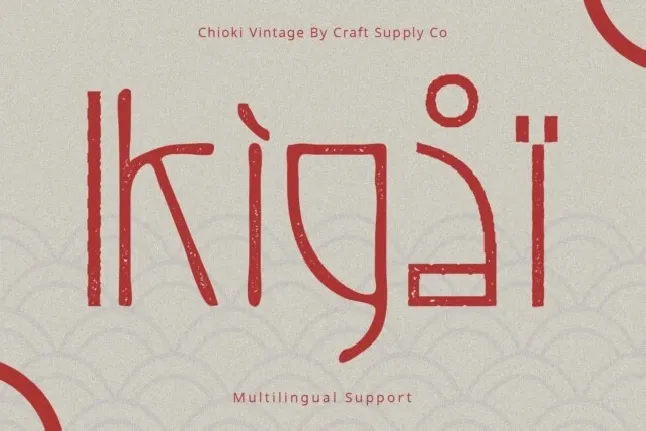 Chioki Vintage font