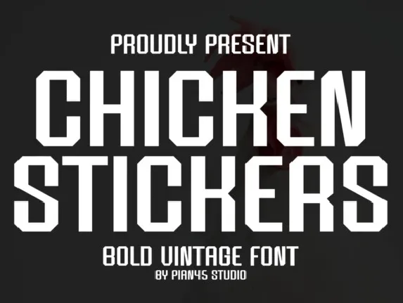 Chicken Stickers font