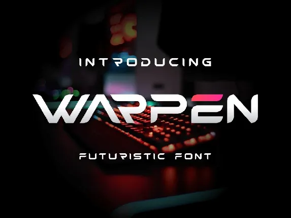 Warpen font