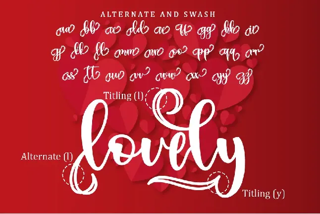 Lovely Summer - Personal Use font