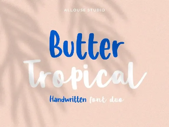 Butter Tropical Script Demo Ver font