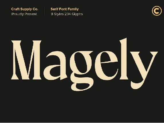 Magely Free font