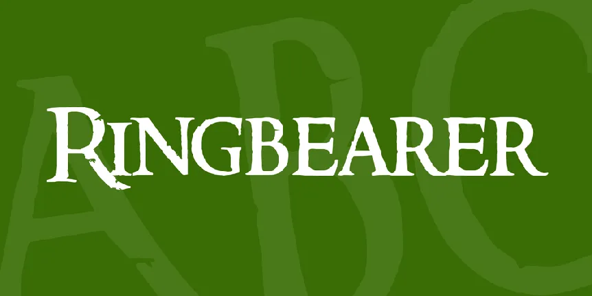 Ringbearer font