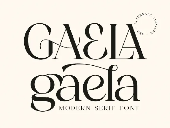 GAELA font