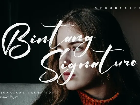 Bintang Signature font