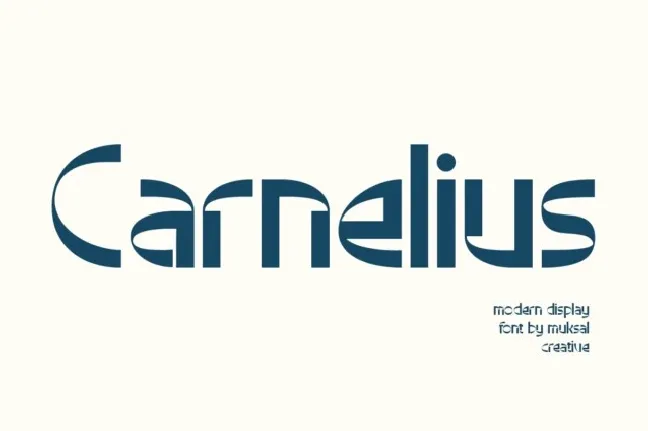 Carnelius font