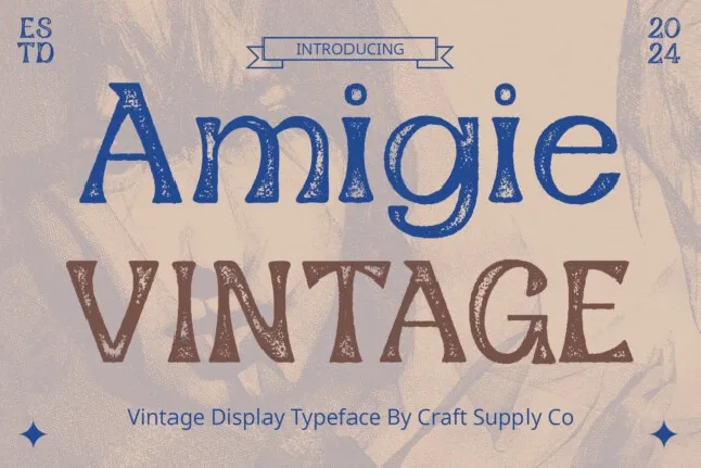 Amigie Vintage font