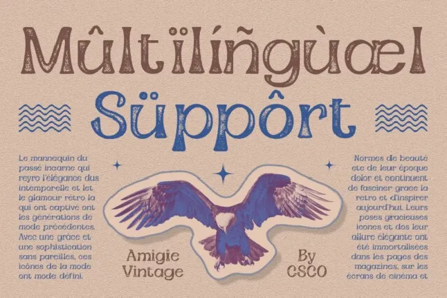 Amigie Vintage font