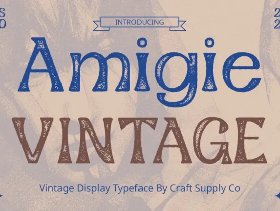 Amigie Vintage font