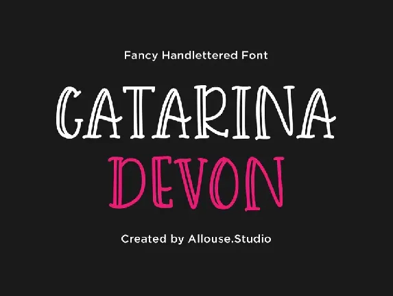 Catarina Devon Demo Version font