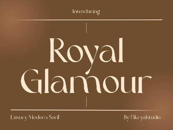 Royal Glamour font