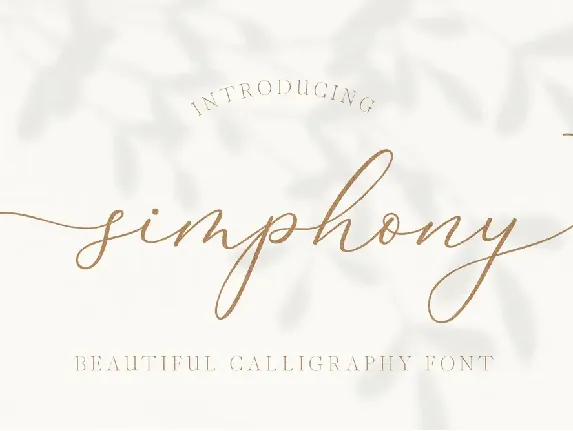 Simphony font