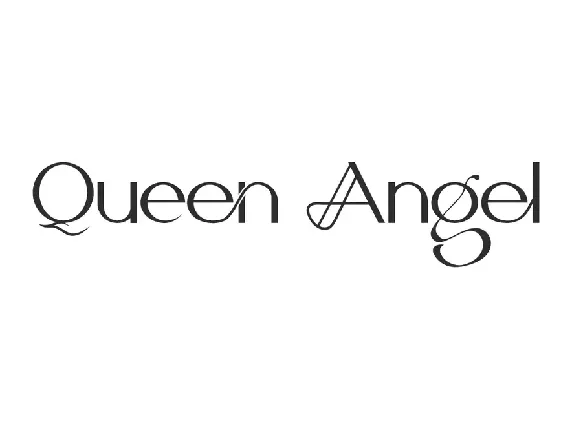 Queen Angel Demo font