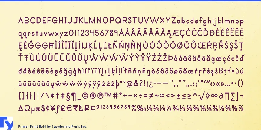 Primer font