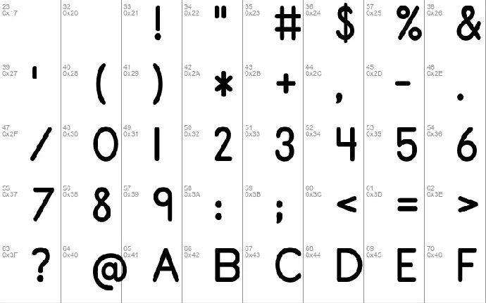 Primer font