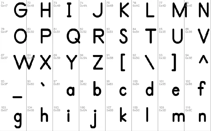 Primer font