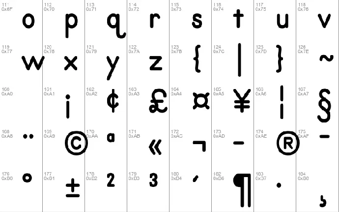 Primer font