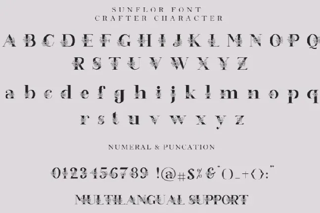 Sunflor Serif font