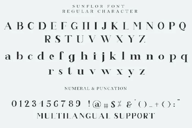 Sunflor Serif font